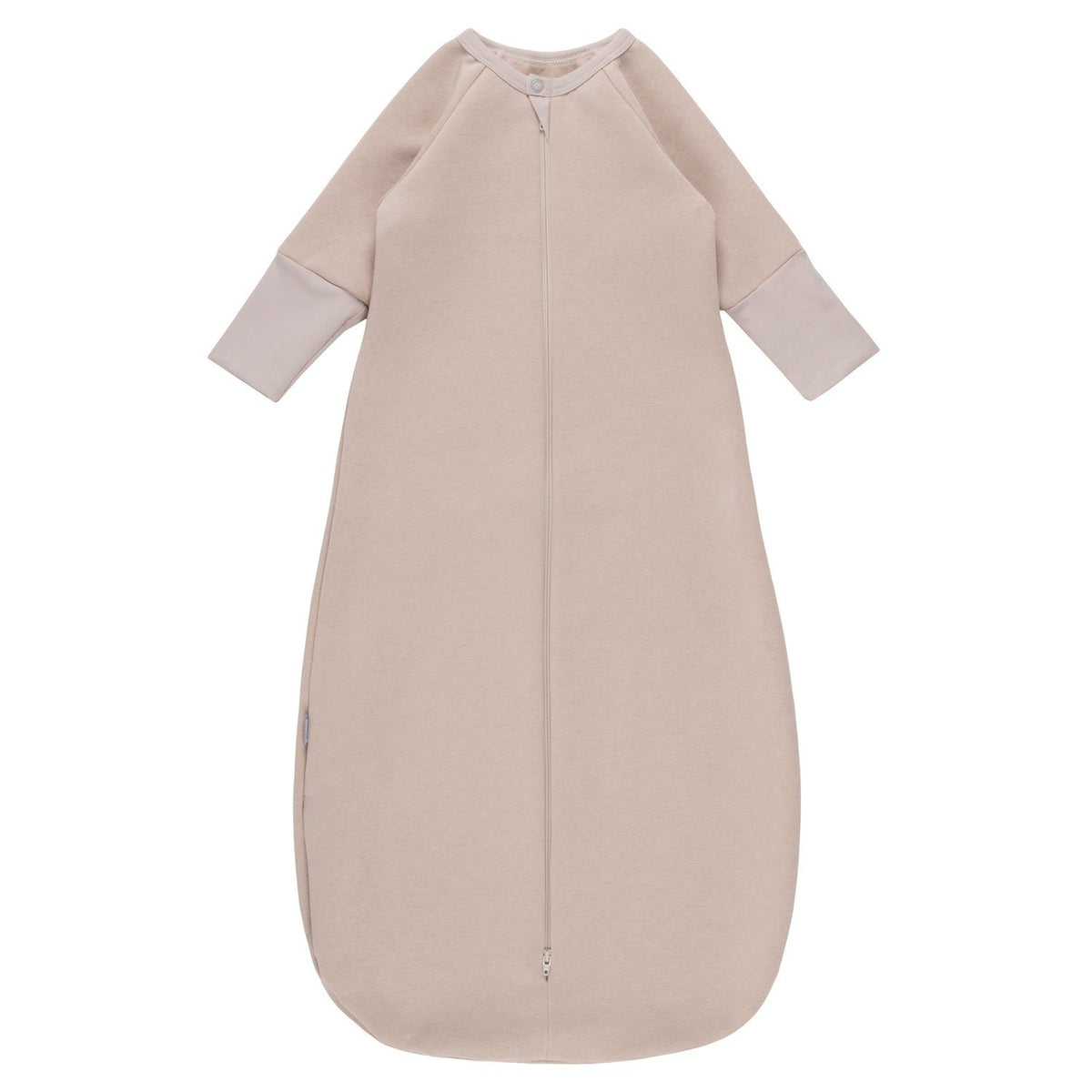 Beige babyslaapzak 1.0 TOG met lange mouwen voor baby's en peuters van 6 tot 24 maanden