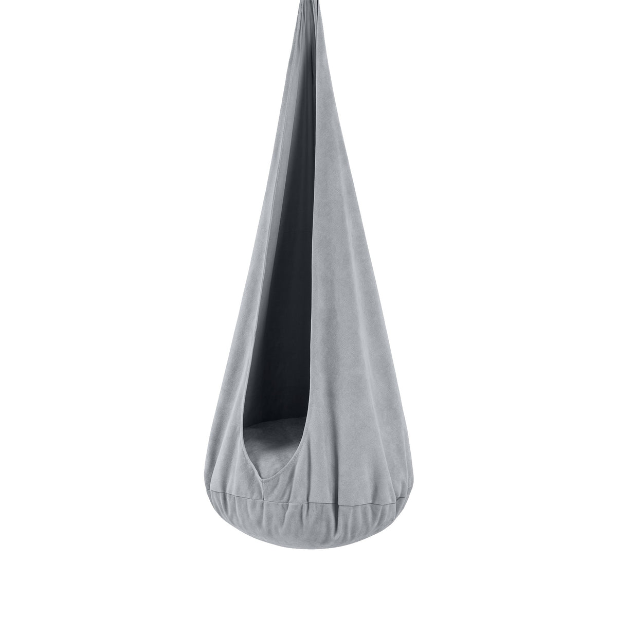Bees & Blooms Cocoon Swing kinder hangstoel in Frosty Mist corduroy met rond zitkussen