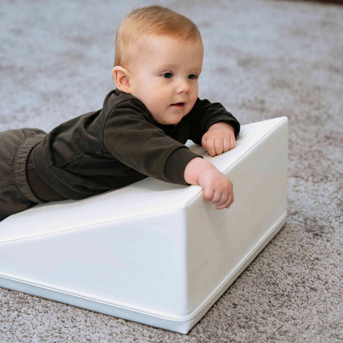 Soft Play 5 Foam Block Set - White Corner Climber