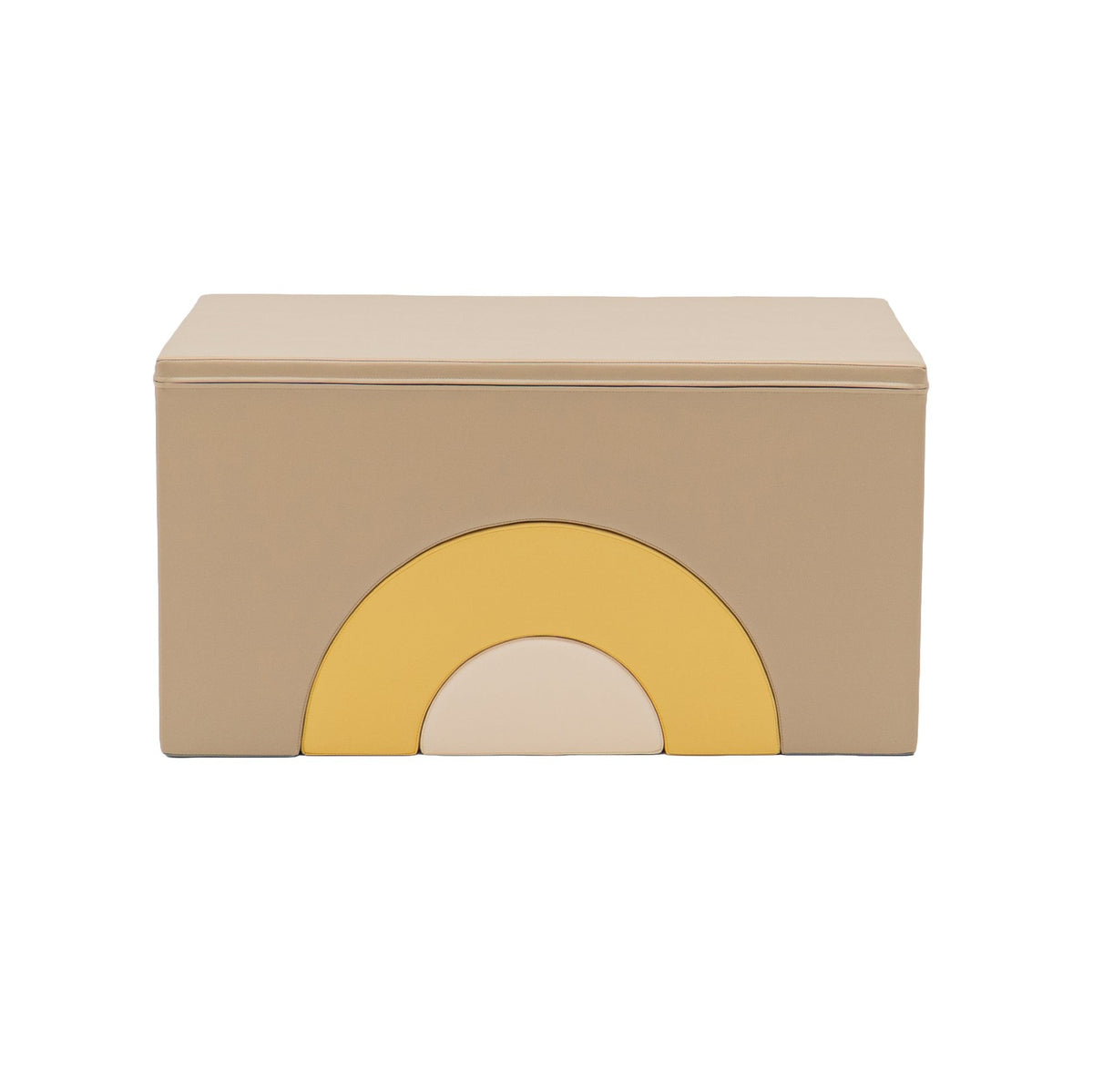 IGLU Rainbow Bridge Soft Play Set Beige Honey zachte balans- en klimset met foam speelblokken