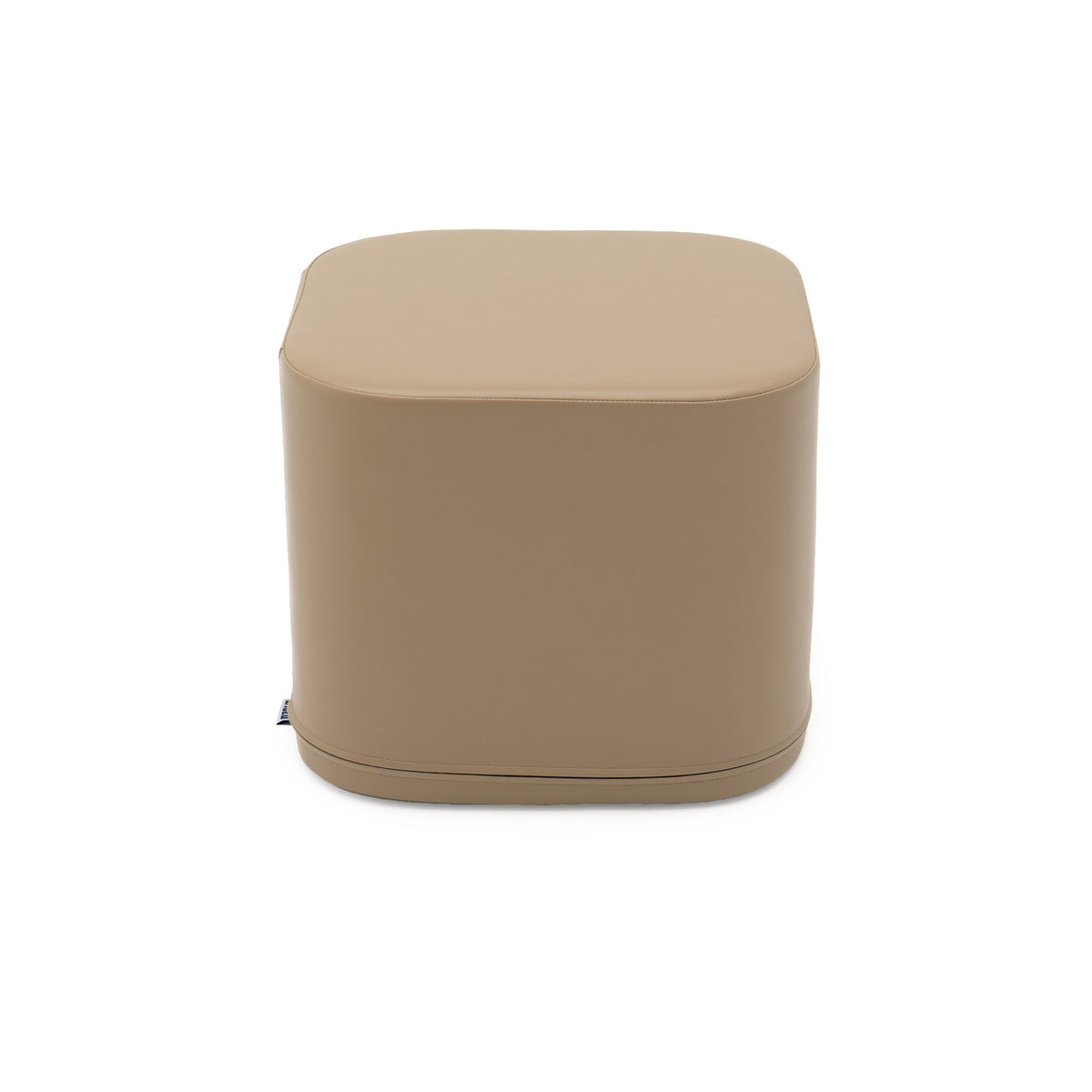 IGLU Small Play Pouf Cube beige compacte zachte speelpoef en zitkubus voor kinderen
