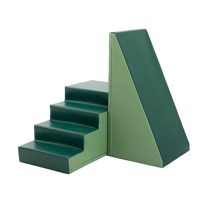Soft Play Step and Slide Set - Green