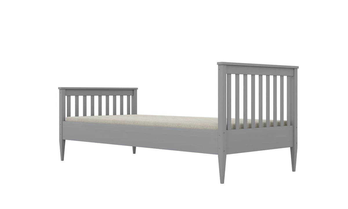 EMILIA kinderbed van massief grenenhout met minimalistisch bedframe en berkenhouten lattenbodem