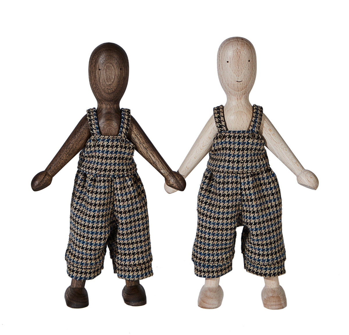 Wooden Beech Doll with Pants