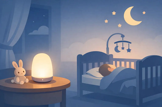 Babykamer lamp zonder snoer voor rustige nachten
