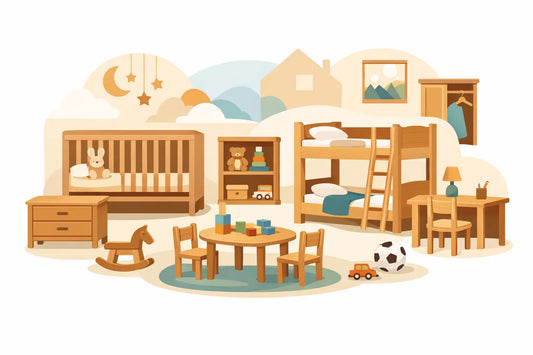 Gids voor houten kindermeubels voor elke kamer