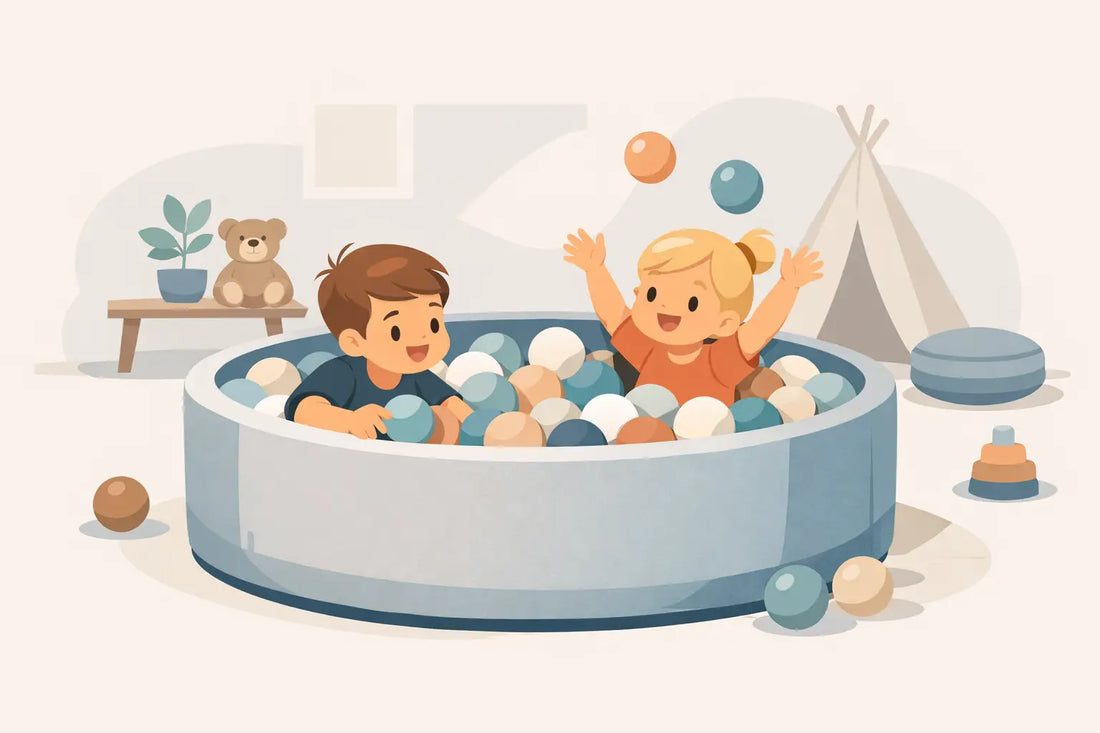 Een wasbare ballenbak kiezen voor kinderen
