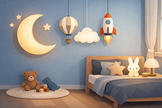 Mooiste kinderlampen voor een moderne slaapkamer