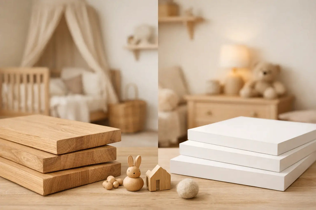 Massief hout of MDF voor de kinderkamer?