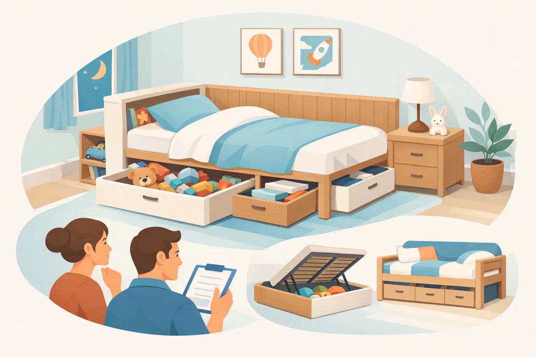 Een kinderbed met opbergruimte kiezen