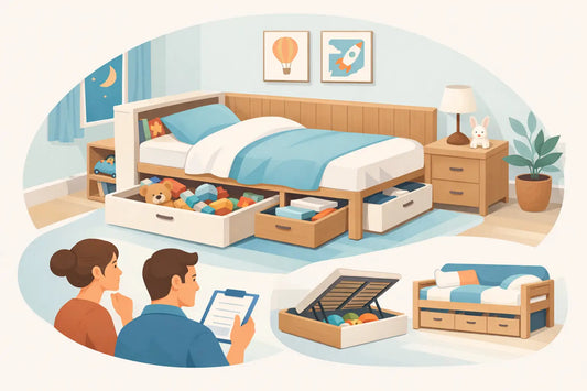 Een kinderbed met opbergruimte kiezen