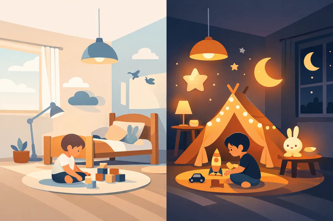 Kinderkamer verlichting plannen voor rust en spel