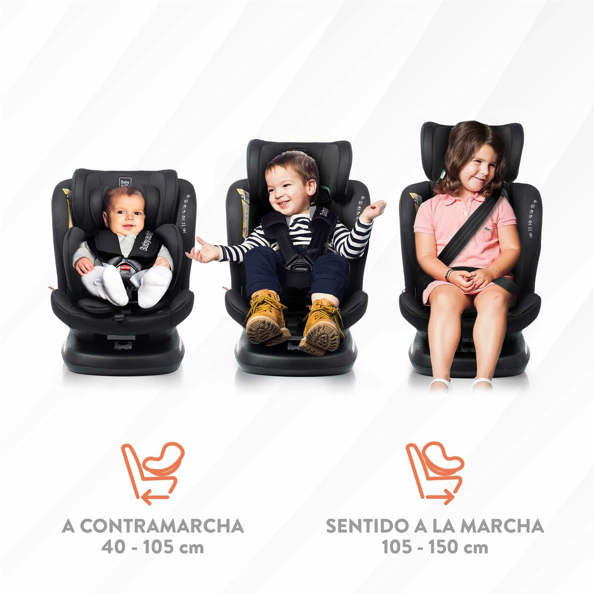 Babyauto Autostoeltje Babyauto Rodia Grijs 0 (De 0 A 10 Kilos) I (9 - 18 Kg) Ii (15-25 Kg) Iii (22 - 36 Kg) Kinderen Ece R129/04