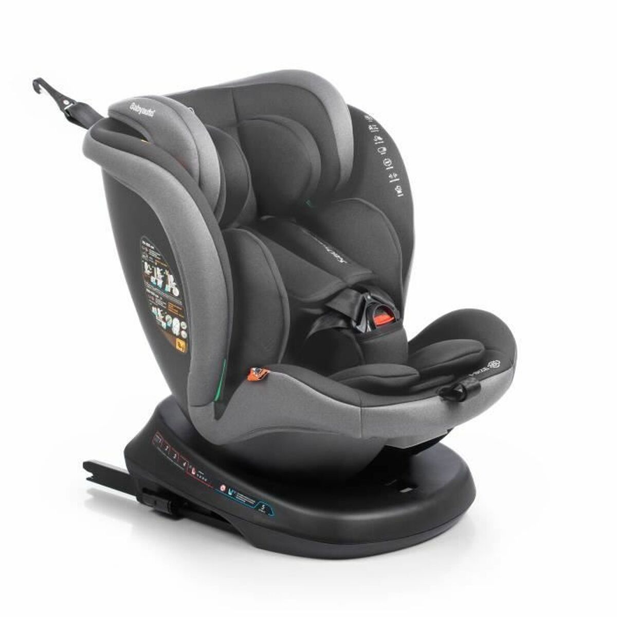 Babyauto Autostoeltje Babyauto Rodia Grijs 0 (De 0 A 10 Kilos) I (9 - 18 Kg) Ii (15-25 Kg) Iii (22 - 36 Kg) Kinderen Ece R129/04