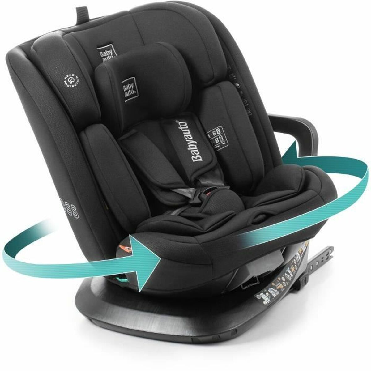 Babyauto Autostoeltje Babyauto Across Zwart 0 (De 0 A 10 Kilos) I (9 - 18 Kg) Ii (15-25 Kg) Iii (22 - 36 Kg) Kinderen Ece R129/04
