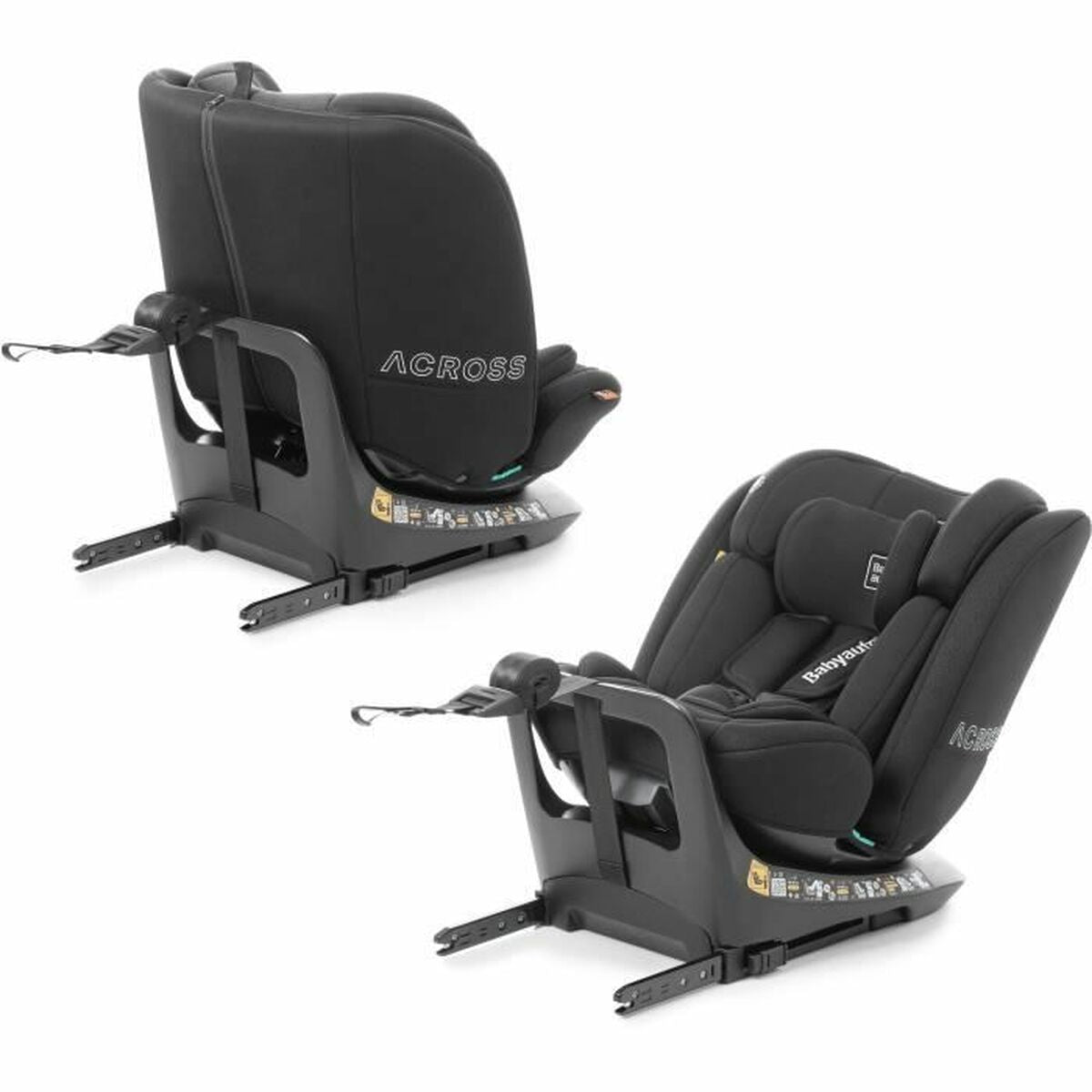 Babyauto Autostoeltje Babyauto Across Zwart 0 (De 0 A 10 Kilos) I (9 - 18 Kg) Ii (15-25 Kg) Iii (22 - 36 Kg) Kinderen Ece R129/04