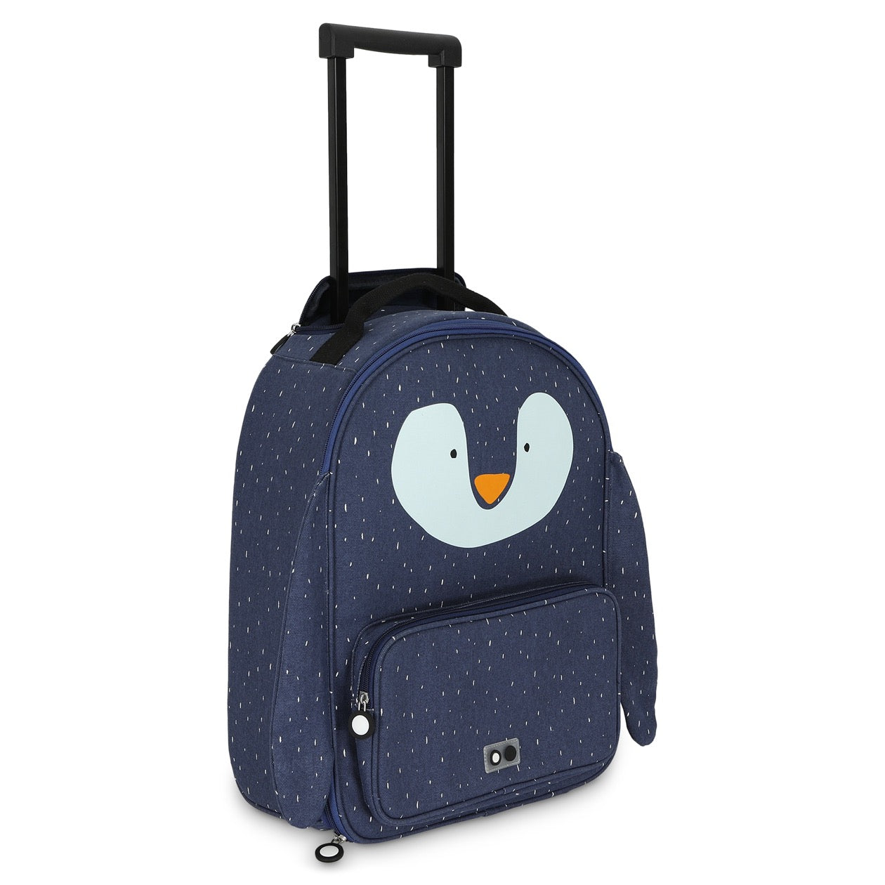 Trixie Baby kinder reistrolley Mr. Penguin met wieltjes, uitschuifbaar handvat en waterafstotende afwerking