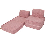 MeowBaby® Modulaire Kindersofa – Tangle Bubblegum Pink