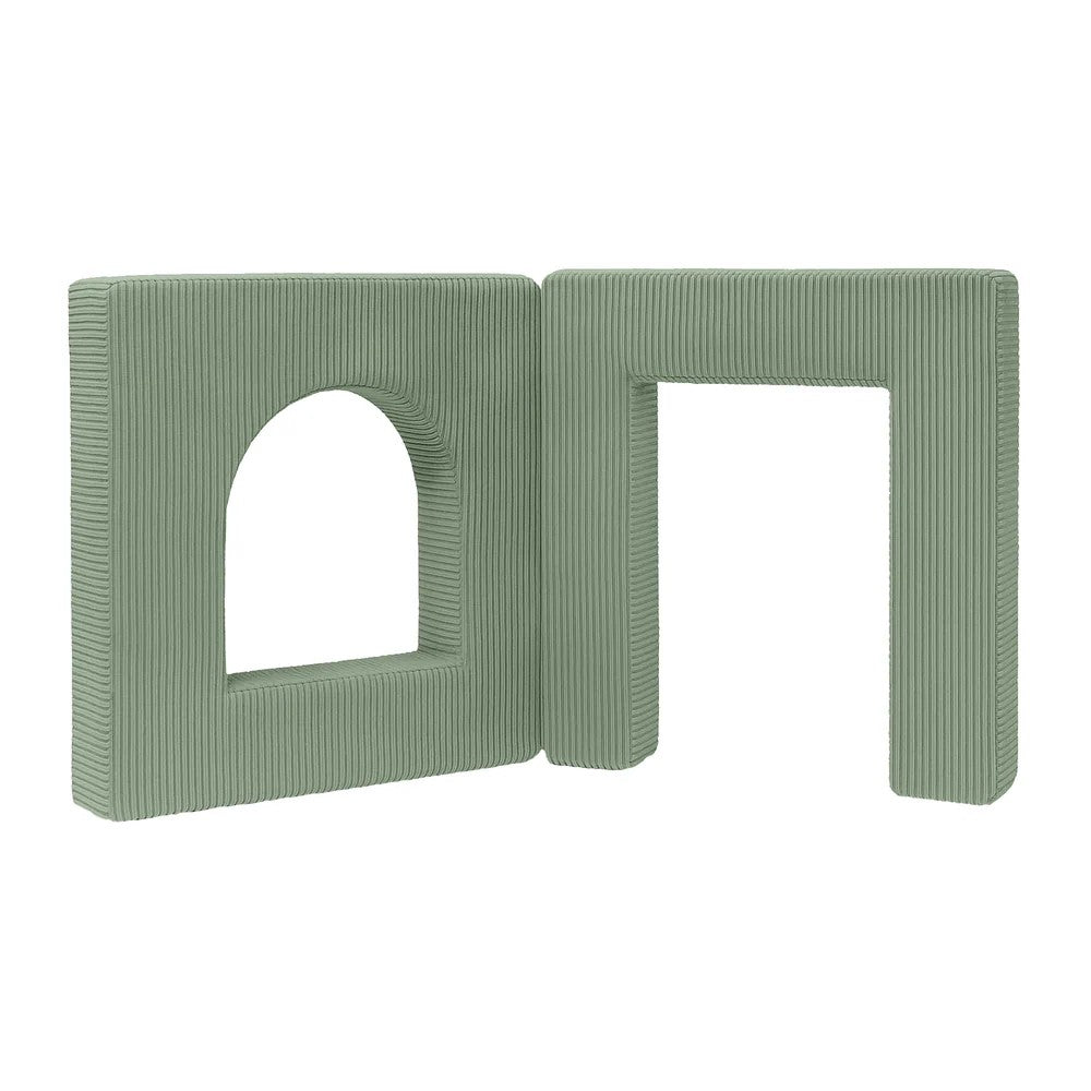 Aesthetic Soft Play Set for Toddlers, 4 Elements - Olive Green