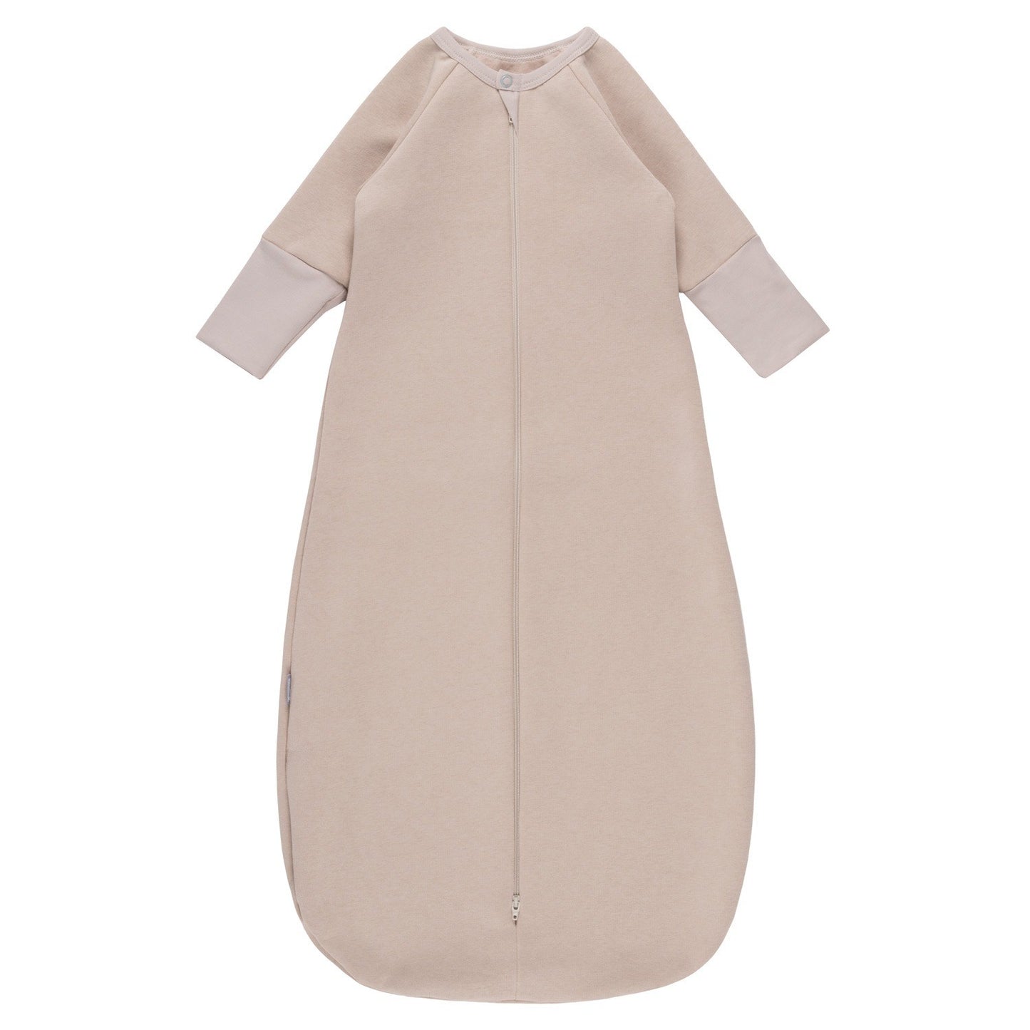 Beige babyslaapzak 1.0 TOG met lange mouwen voor baby's en peuters van 6 tot 24 maanden