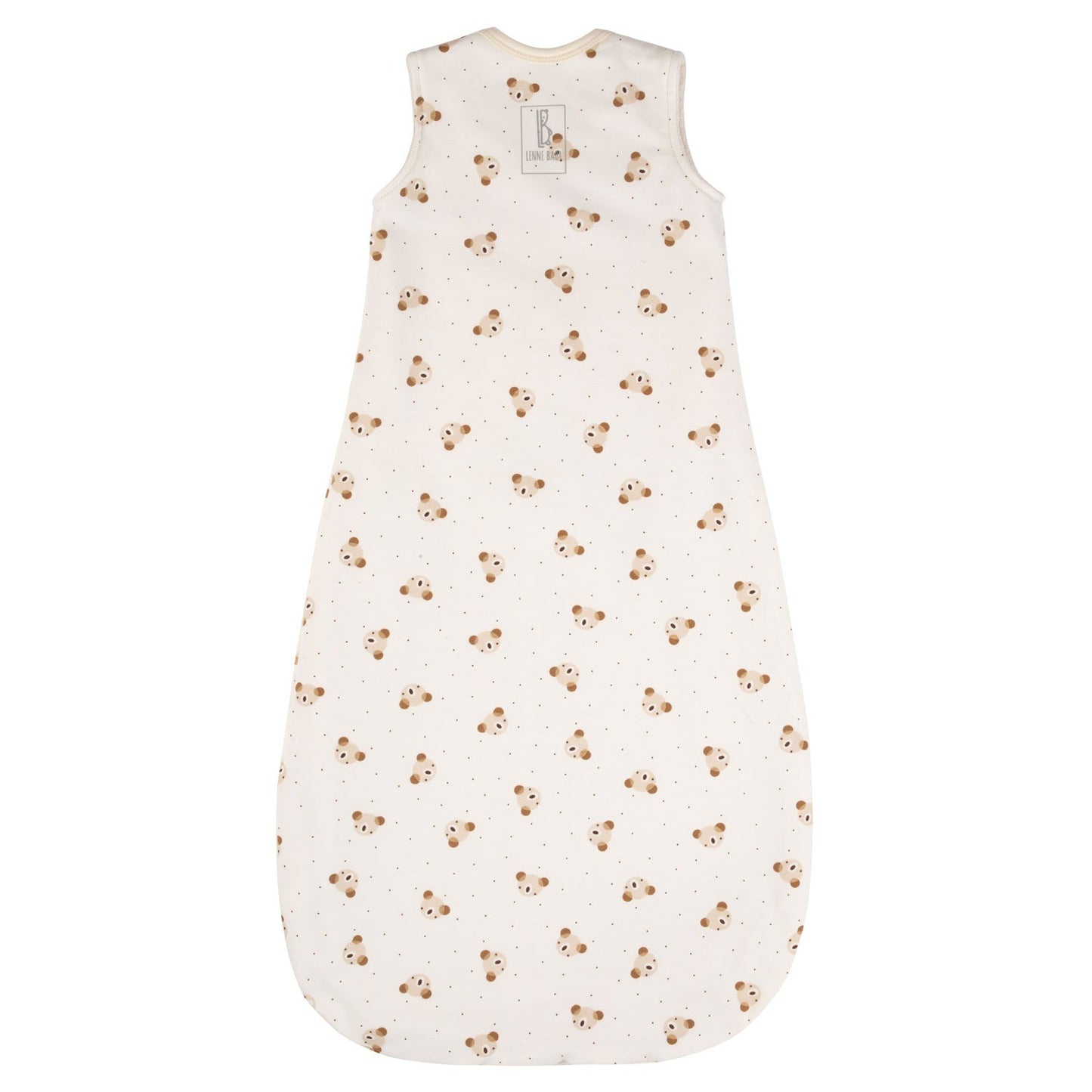 Baby Swaddle and Sleeping Bag 2.5 TOG – Beige / White, 6–24 Months