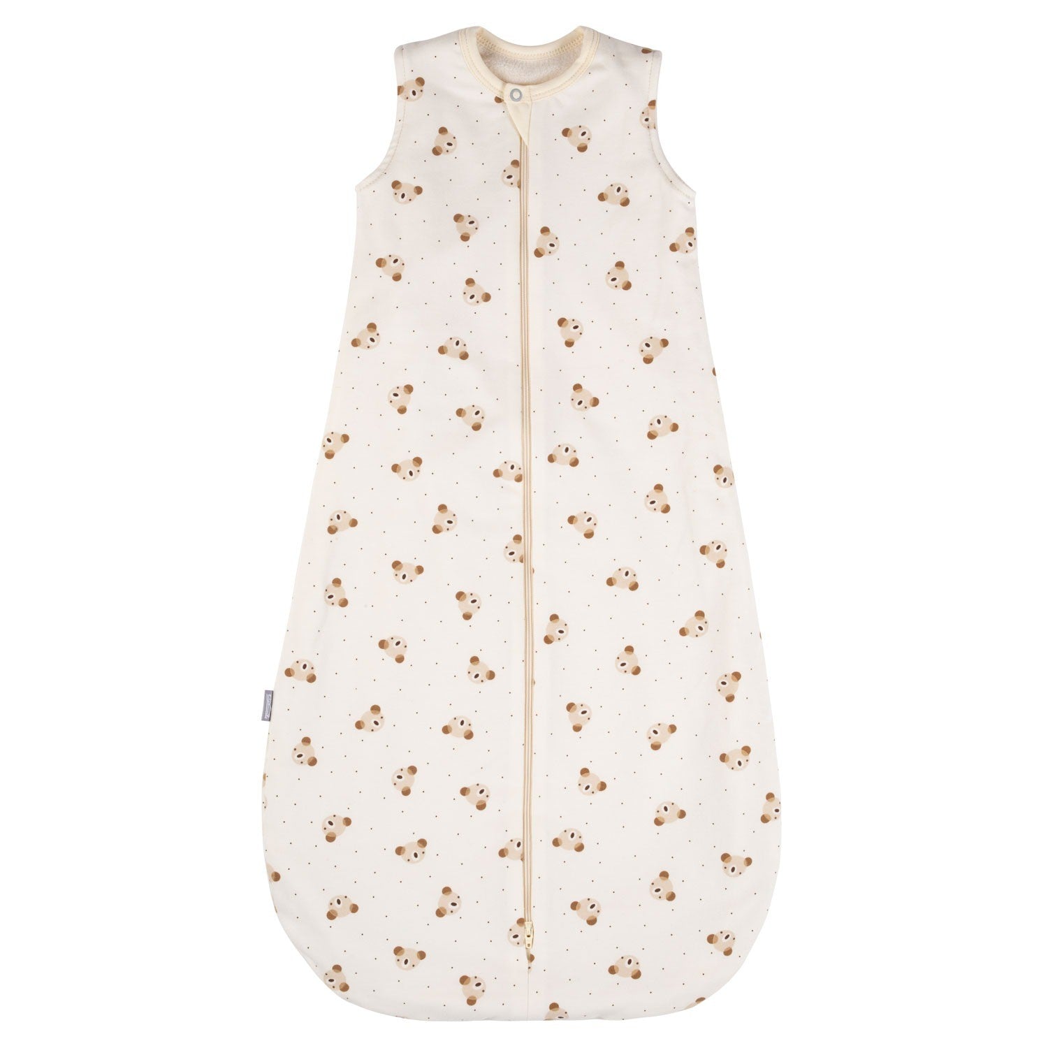 Beige witte babyslaapzak 2.5 TOG voor baby's en peuters van 6 tot 24 maanden