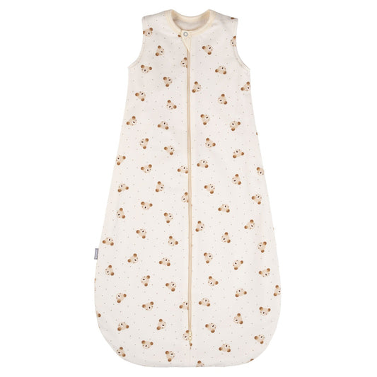 Beige witte babyslaapzak 2.5 TOG voor baby's en peuters van 6 tot 24 maanden