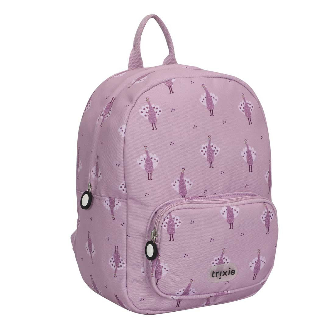 Trixie Baby kinderrugzak Proud Peacock van gerecycled PET met waterafstotende afwerking en verstelbare schouderbanden