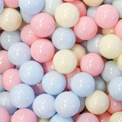 IGLU zachte speelballen in pastelkleuren voor ballenbakken en sensorisch spel, set van 500 stuks