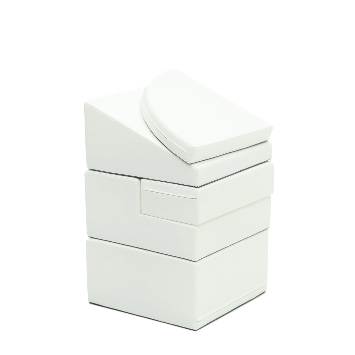 Soft Play 5 Foam Block Set - White Corner Climber
