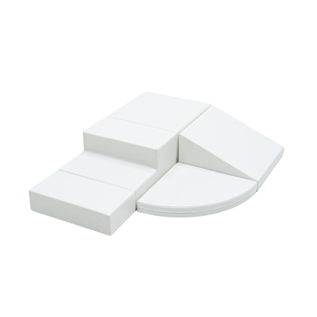 IGLU Soft Play 5 Foam Block Set White Corner Climber zachte klim- en speelset met foam speelblokken