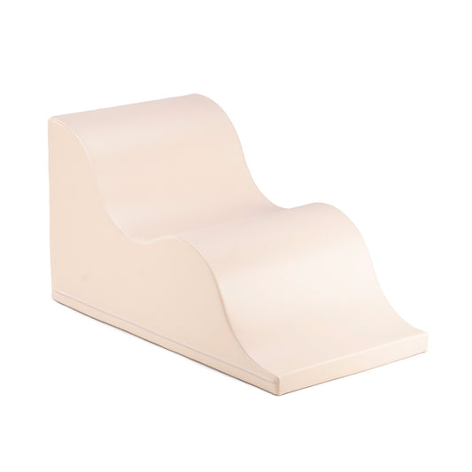IGLU Mega Wave Soft Play Block Beige met golfvormig klim- en glijoppervlak