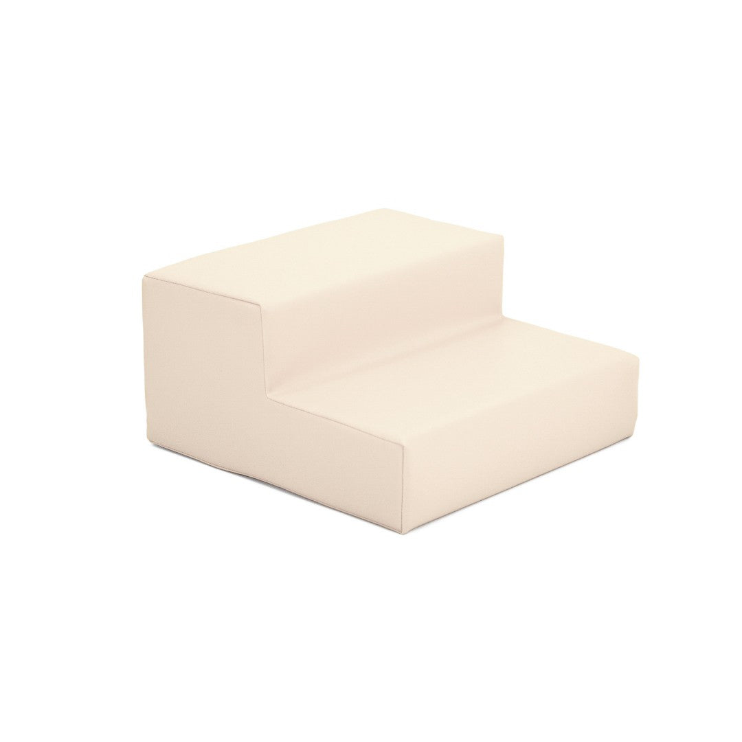 IGLU Mini Steps Soft Play Block Beige van 40 x 40 x 20 cm met trapvormige zachte treden