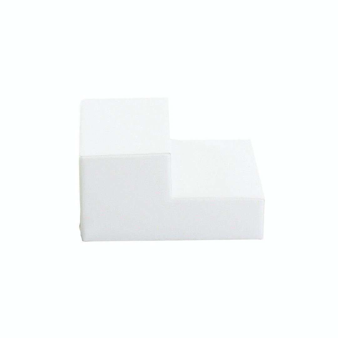 IGLU Mini Steps Soft Play Block White met trapvormige zachte treden voor kruipen en klimmen
