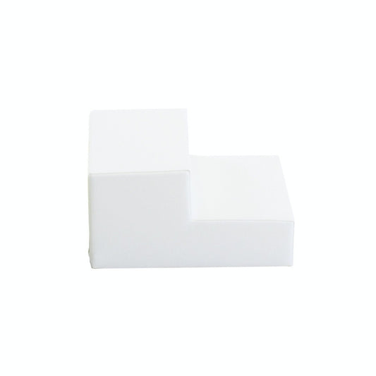 IGLU Mini Steps Soft Play Block White met trapvormige zachte treden voor kruipen en klimmen