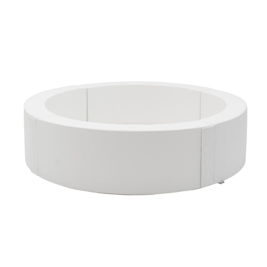 IGLU Round Soft Play ronde ballenbak Wit 158 x 40 cm met zachte wanden en gevoerde bodem