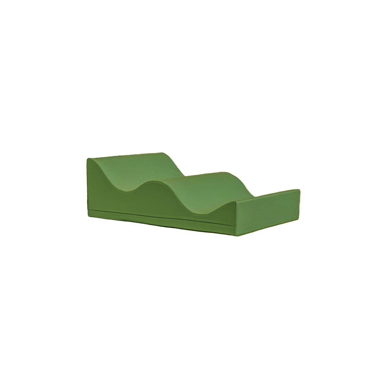 IGLU Wave Soft Play Block Reseda Green van 60 x 40 x 20 cm met zacht golfvormig oppervlak voor kruipen en bewegen