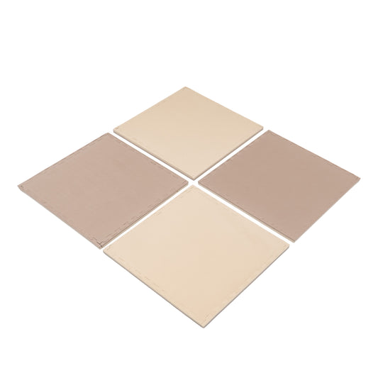 IGLU grote foam puzzelmat beige donker beige zachte EVA speelmat 180 x 180 cm voor kinderen