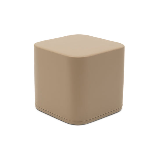 IGLU Large Play Pouf Cube beige zachte speelpoef en zitkubus voor kinderen