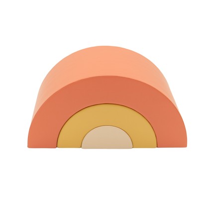 IGLU Montessori Soft Play Set Pastel Pink zachte klim- en speelset met foam speelblokken