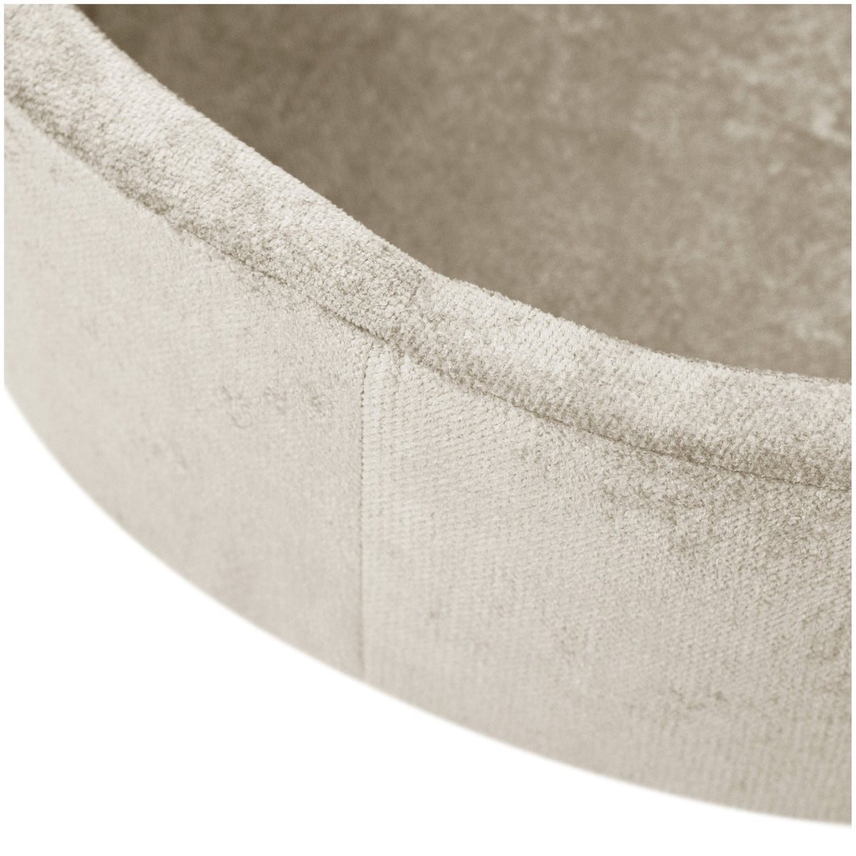 Plush Nest Round Chenille Ball Pool, 90 × 30 cm — Beige, 200 Pearl and Gold Balls, photo 11