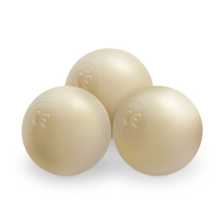 Plush Nest Round Puffy Lamell Ball Pool, 90 × 30 cm — Pink, 200 Pearl, Pearl Light Pink and Gold Balls, photo 13