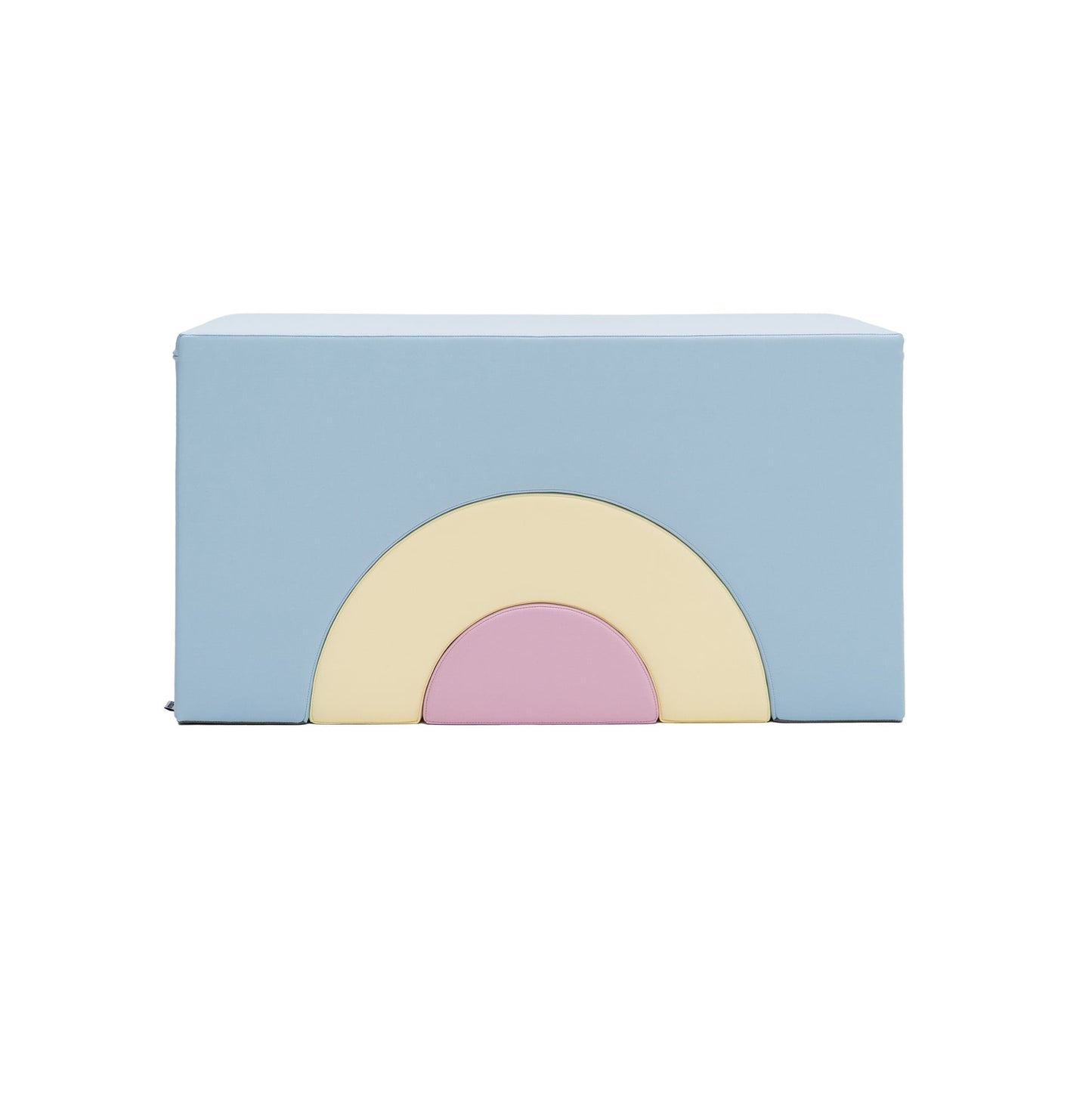 IGLU Rainbow Bridge Soft Play Set Light Pastel zachte balans- en klimset met foam speelblokken