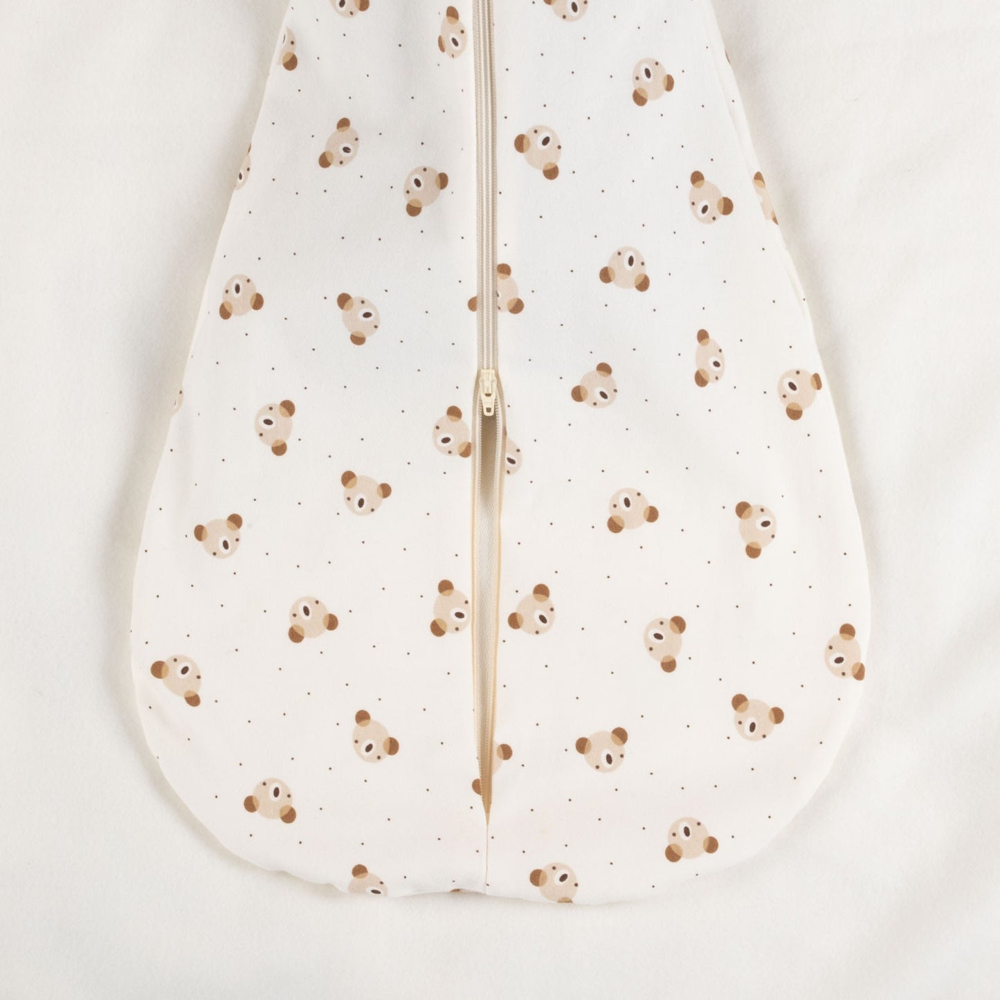 Baby Swaddle and Sleeping Bag 0.5 TOG – Beige / White