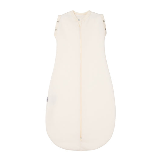 Witte 2-in-1 inbakerslaapzak 1.0 TOG voor baby's van 0 tot 6 maanden