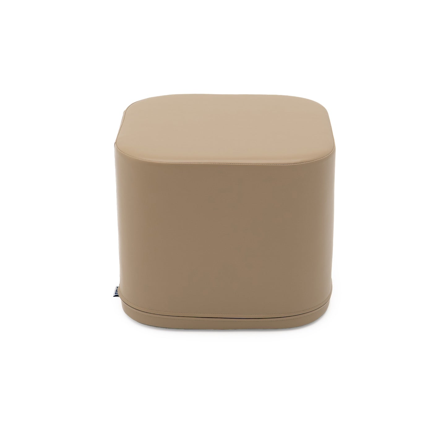 IGLU Small Play Pouf Cube beige compacte zachte speelpoef en zitkubus voor kinderen