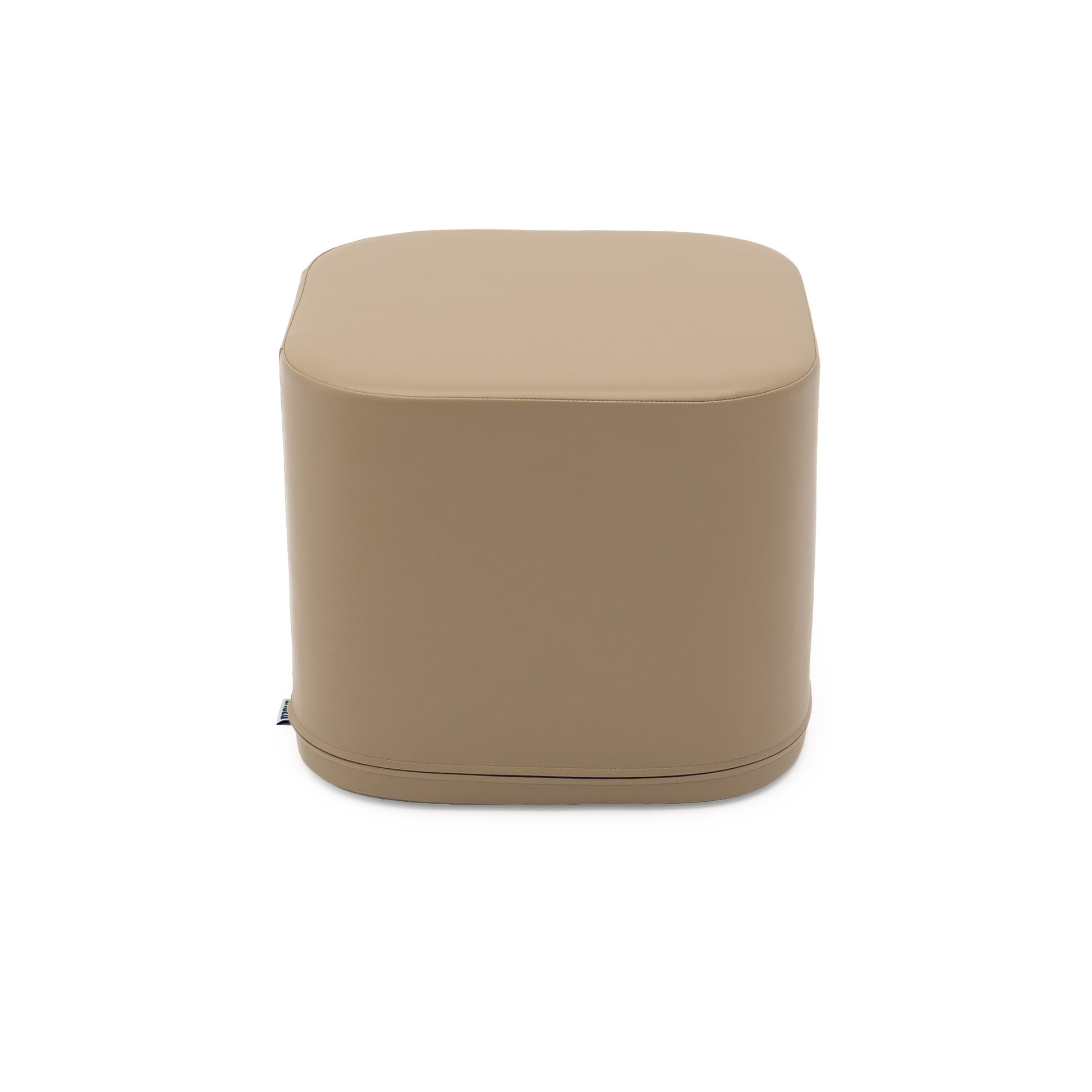 IGLU Small Play Pouf Cube beige compacte zachte speelpoef en zitkubus voor kinderen