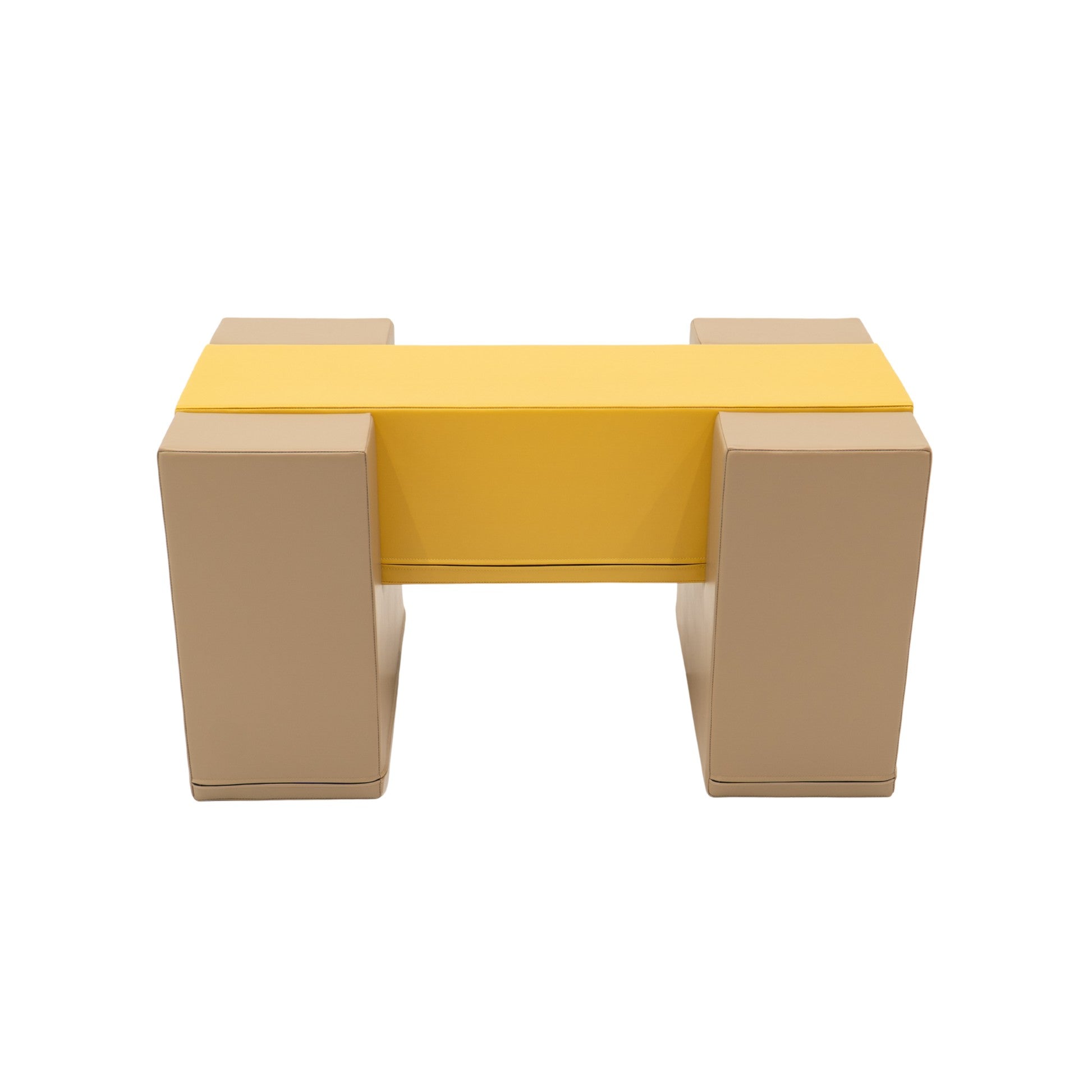 IGLU Soft Play Activity Set Balance Bridge Beige Honey zachte balans- en klimset met foam speelblokken