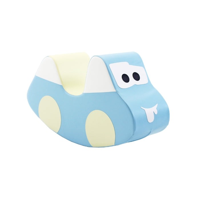 IGLU Soft Play Ride On Toy Light Blue Car zachte foam loopauto voor kinderen