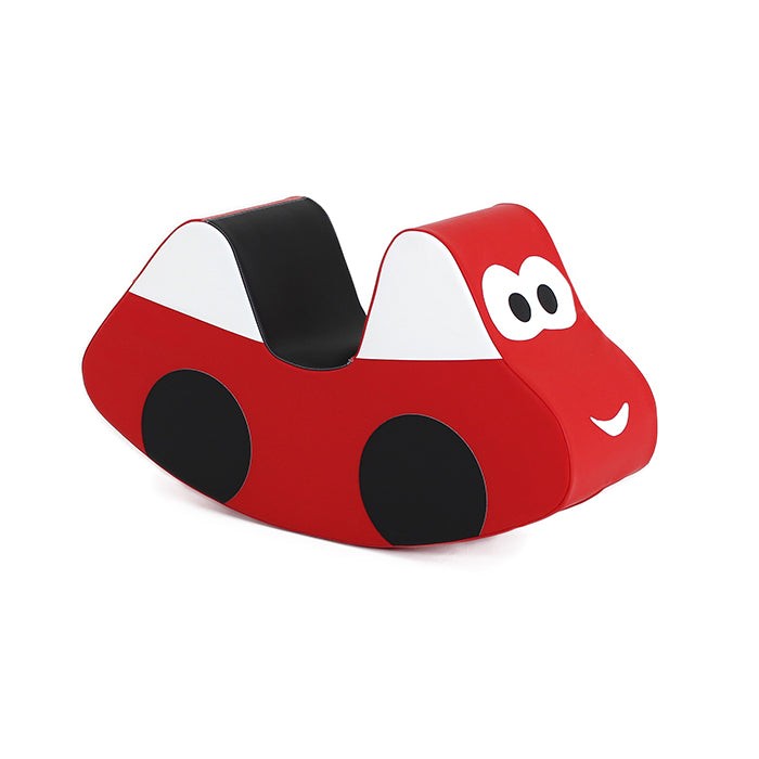 IGLU Soft Play Ride On Toy Red Car zachte foam loopauto voor kinderen